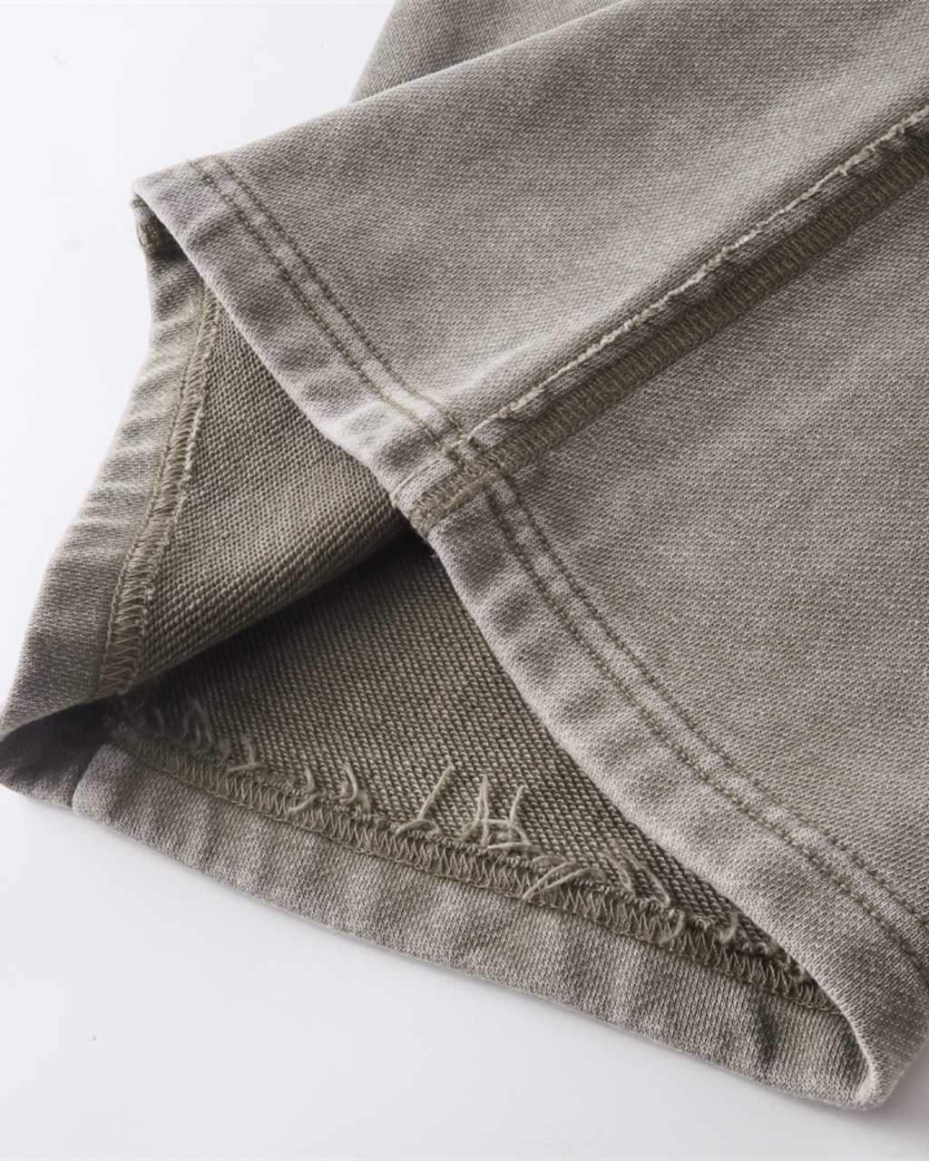 Unisex Acid Wash Wide-Leg Jogger Sweatpants | Vintage Grey