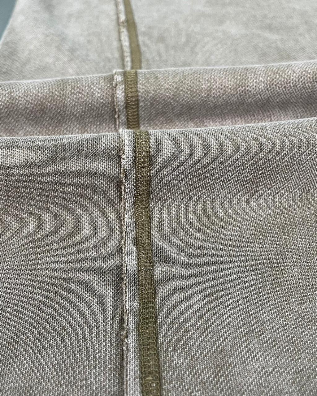 Unisex Acid Wash Wide-Leg Jogger Sweatpants | Vintage Grey
