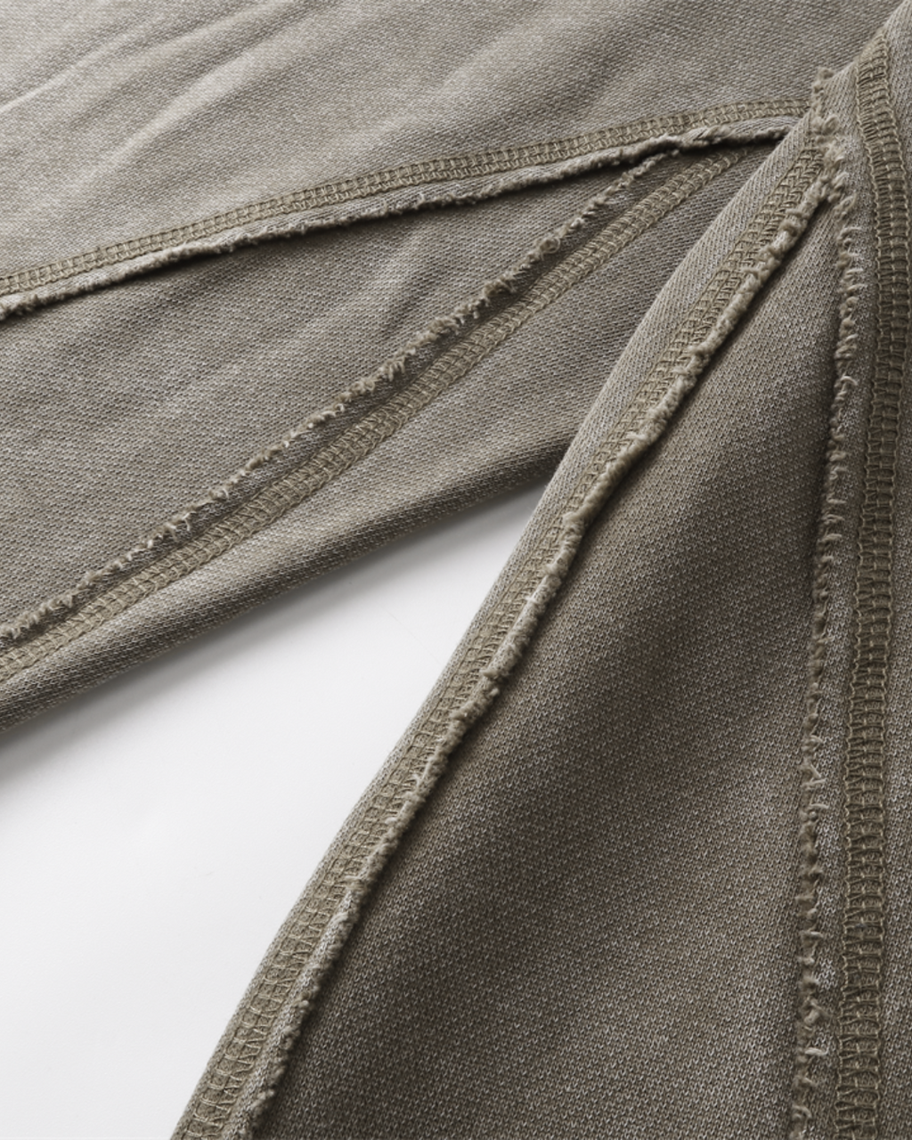 Unisex Acid Wash Wide-Leg Jogger Sweatpants | Vintage Grey